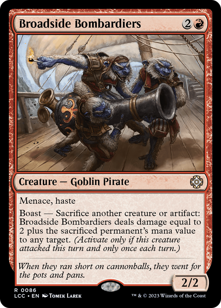 Broadside Bombardiers (LCC-086) [The Lost Caverns of Ixalan Commander] MTG Single Wizards of the Coast