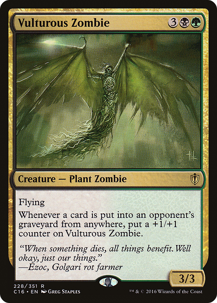 Vulturous Zombie (C16-228) [Commander 2016] MTG Single Wizards of the Coast