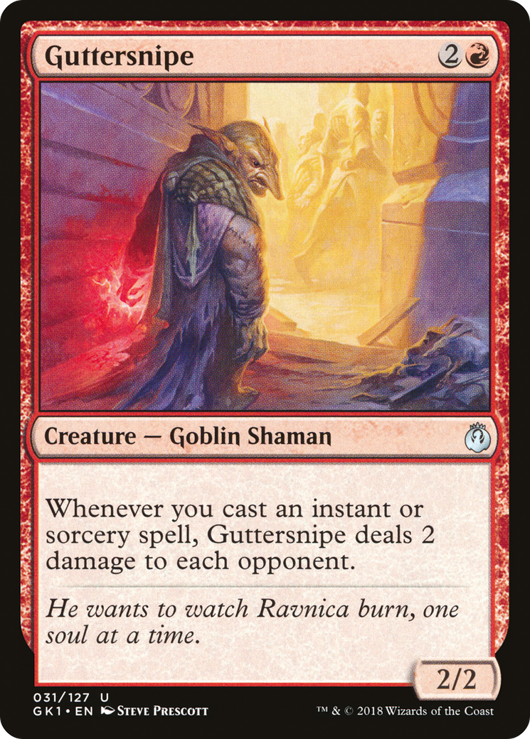 Guttersnipe (GR1-031) [Misc] GRN Guild Kit MTG Single Wizards of the Coast