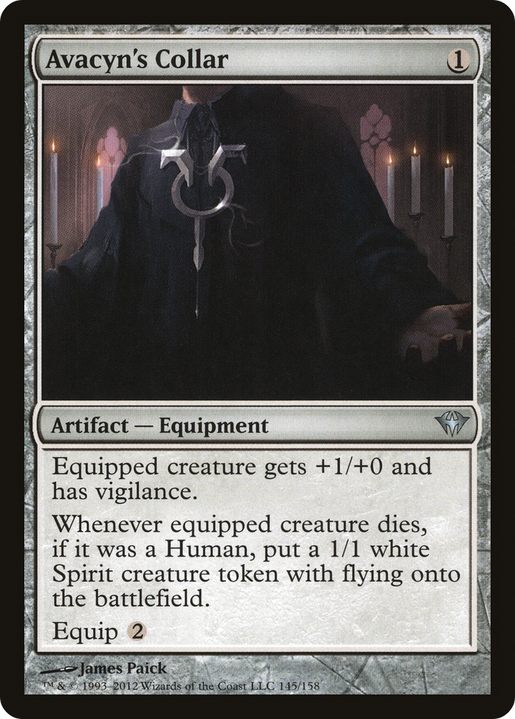 Avacyn's Collar (DKA-145) [Dark Ascension] Foil MTG Single Wizards of the Coast