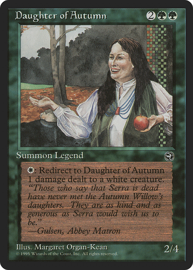 Daughter of Autumn (HML-) [Homelands] MTG Single Wizards of the Coast