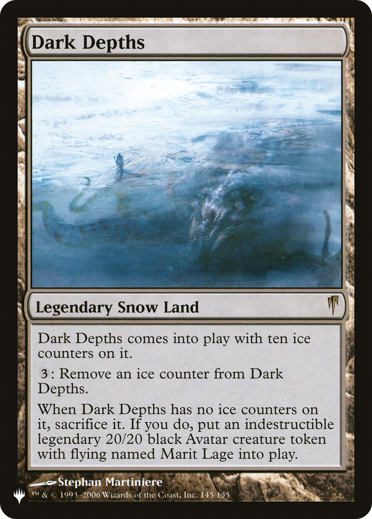 Dark Depths (LIST-145/155) [Mystery Booster] The List MTG Single Wizards of the Coast