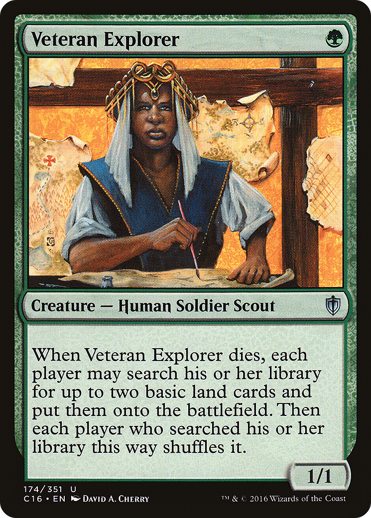 Veteran Explorer (C16-174) [Commander 2016] MTG Single Wizards of the Coast