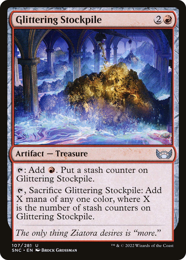 Glittering Stockpile (SNC-107) [Streets of New Capenna] MTG Single Wizards of the Coast