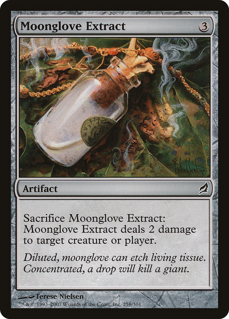 Moonglove Extract (LRW-258) [Lorwyn] MTG Single Wizards of the Coast