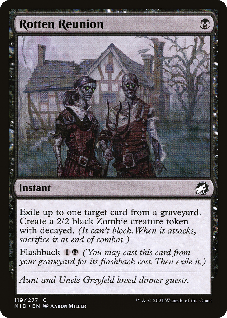 Rotten Reunion (MID-119) [Innistrad: Midnight Hunt] MTG Single Wizards of the Coast