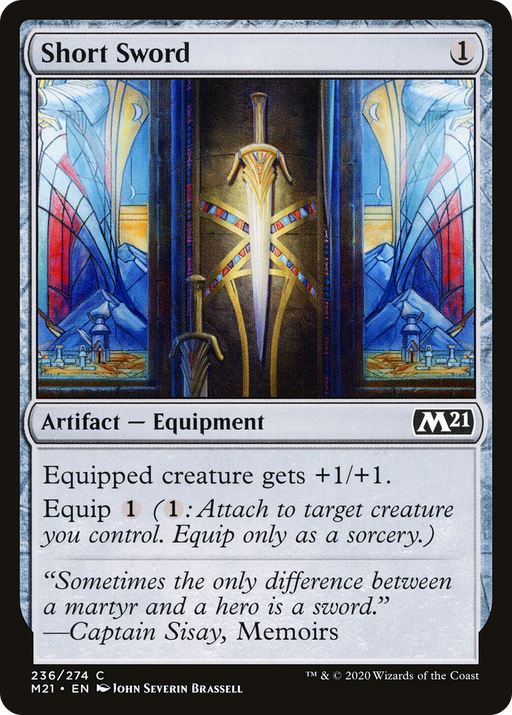 Short Sword (M21-236) [Core Set 2021] MTG Single Wizards of the Coast