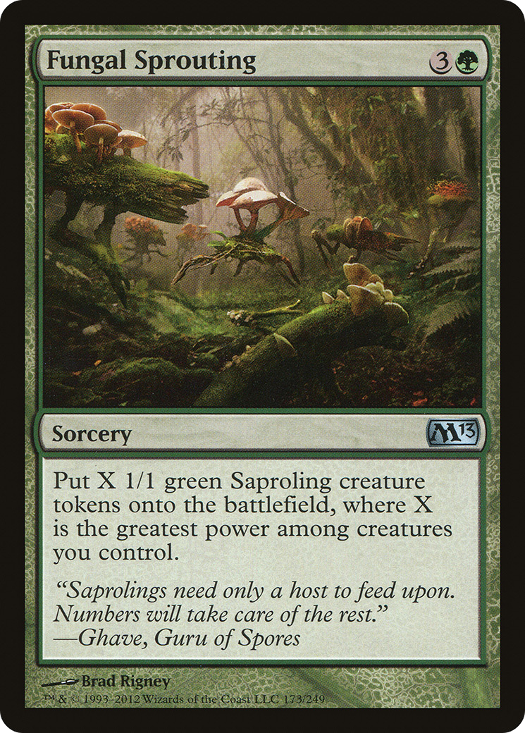 Fungal Sprouting (M13-173) [Magic 2013] MTG Single Wizards of the Coast