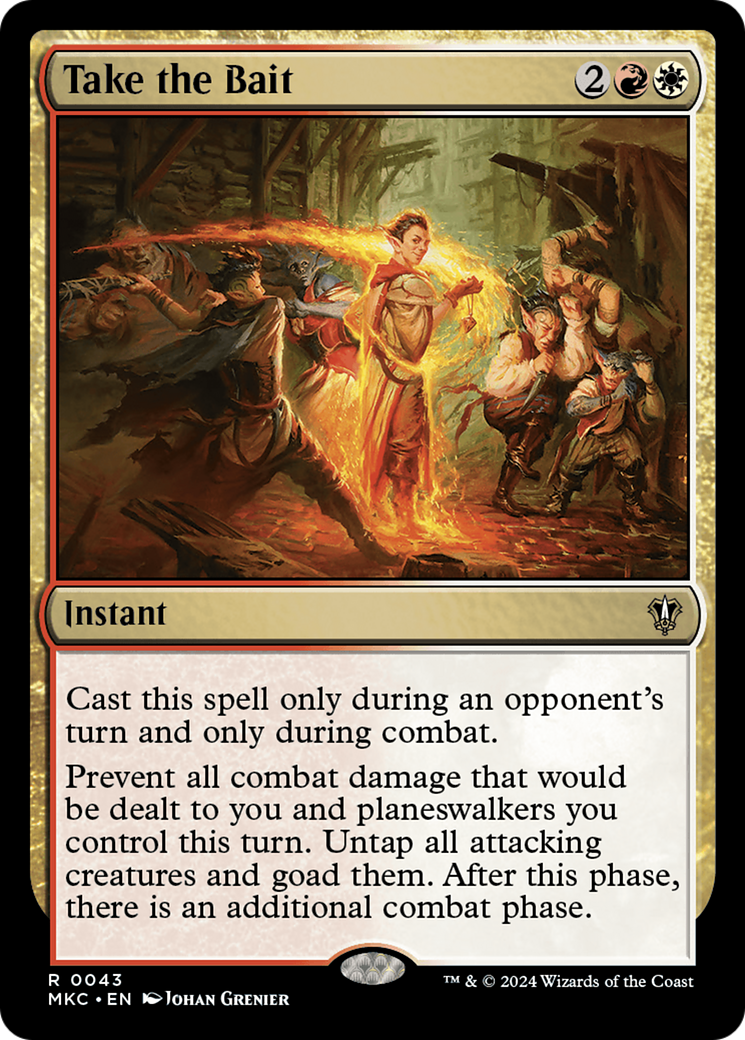Take the Bait (MKC-043) [Murders at Karlov Manor Commander] MTG Single Wizards of the Coast