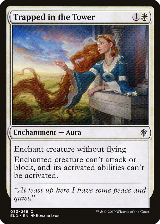 Trapped in the Tower (ELD-033) [Throne of Eldraine] MTG Single Wizards of the Coast