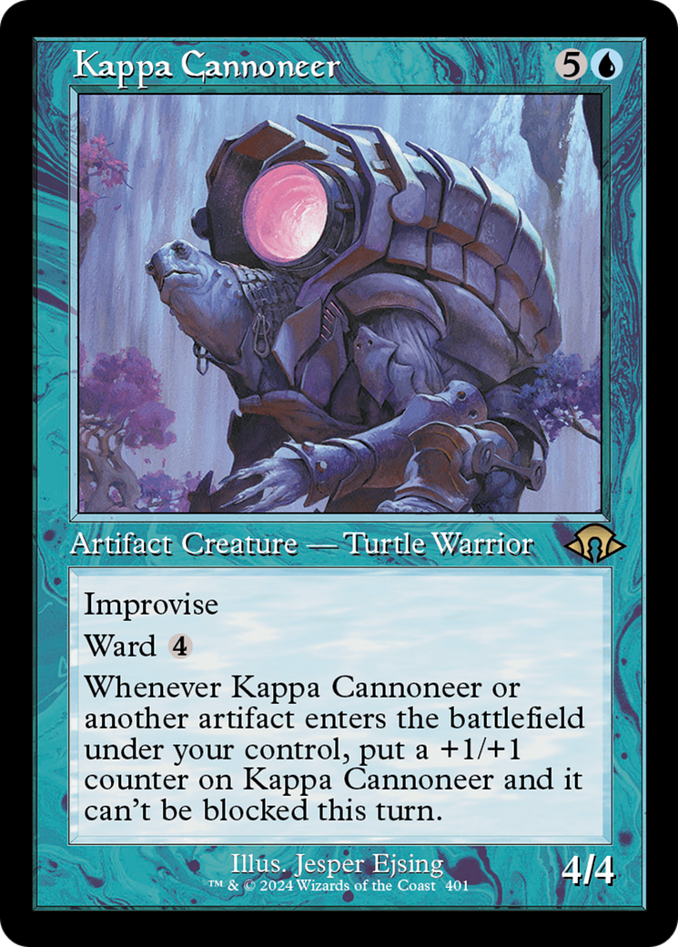 Kappa Cannoneer (MH3-401) [Modern Horizons 3] Foil MTG Single Modern Horizons 3