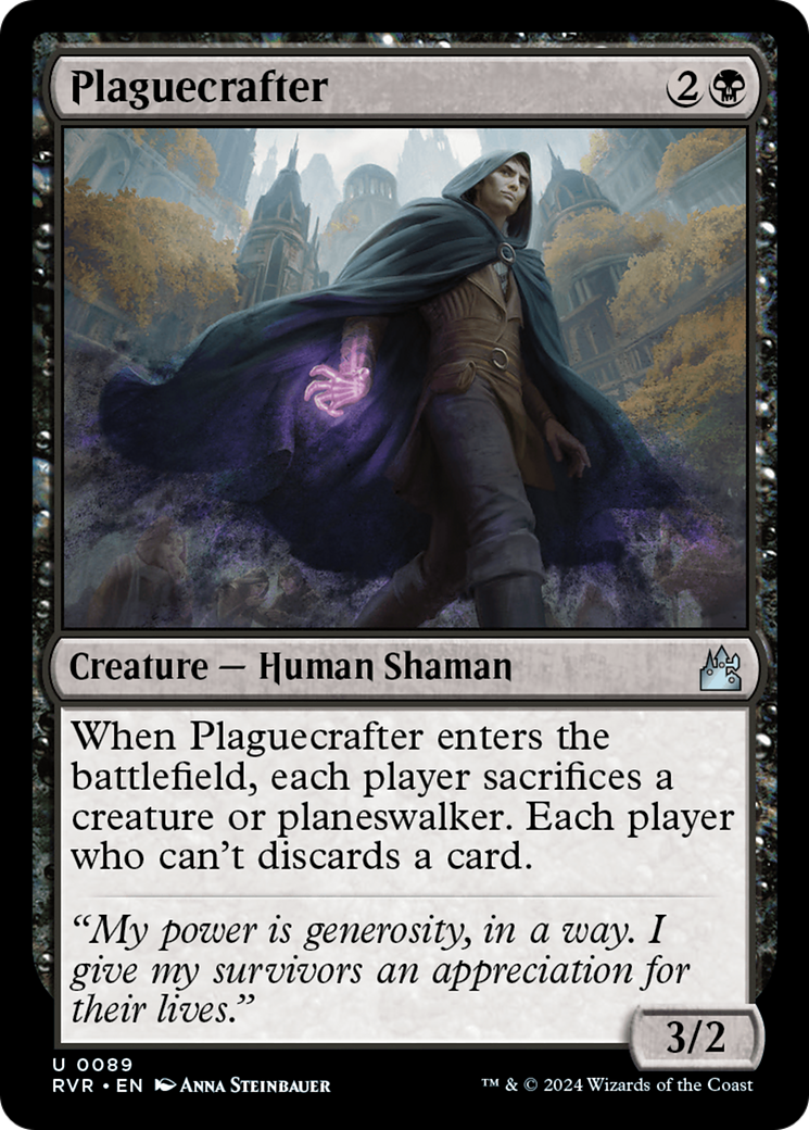 Plaguecrafter (RVR-089) [Ravnica Remastered] MTG Single Wizards of the Coast