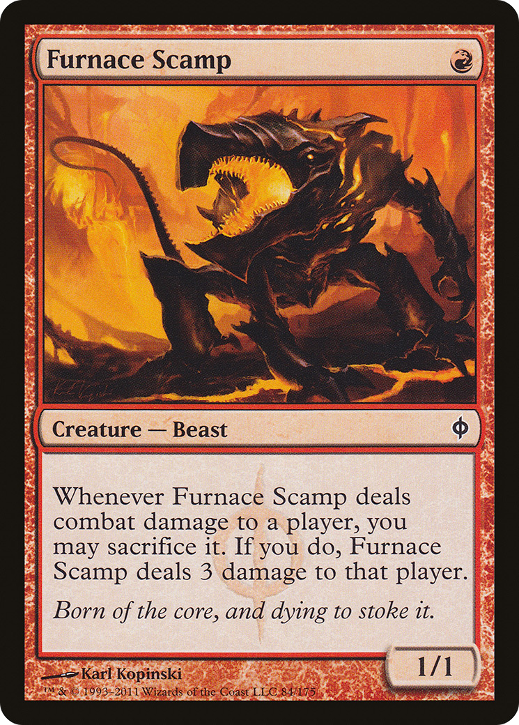 Furnace Scamp (NPH-084) [New Phyrexia] MTG Single Wizards of the Coast