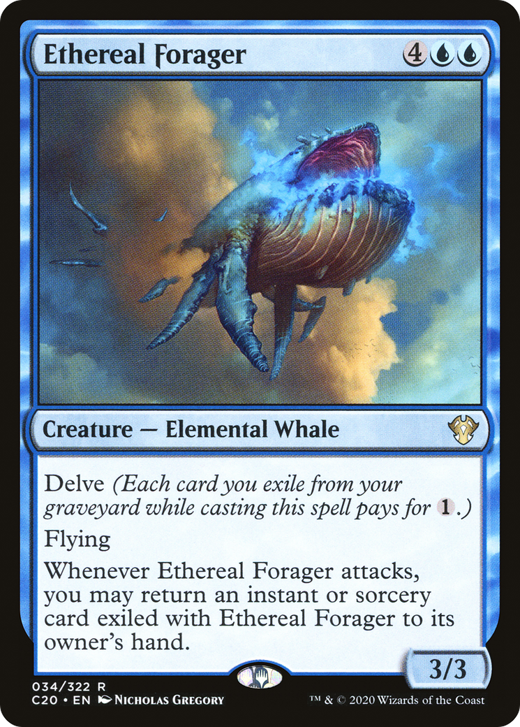 Ethereal Forager (C20-034) [Commander 2020] MTG Single Wizards of the Coast