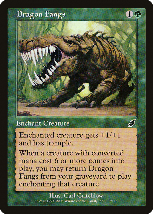 Dragon Fangs (SCG-117) [Scourge] Foil MTG Single Wizards of the Coast