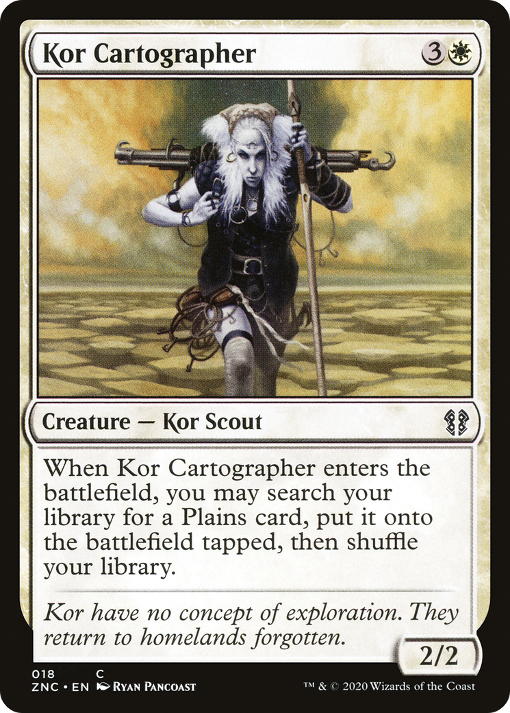 Kor Cartographer (ZNC-018) [Zendikar Rising Commander] MTG Single Wizards of the Coast