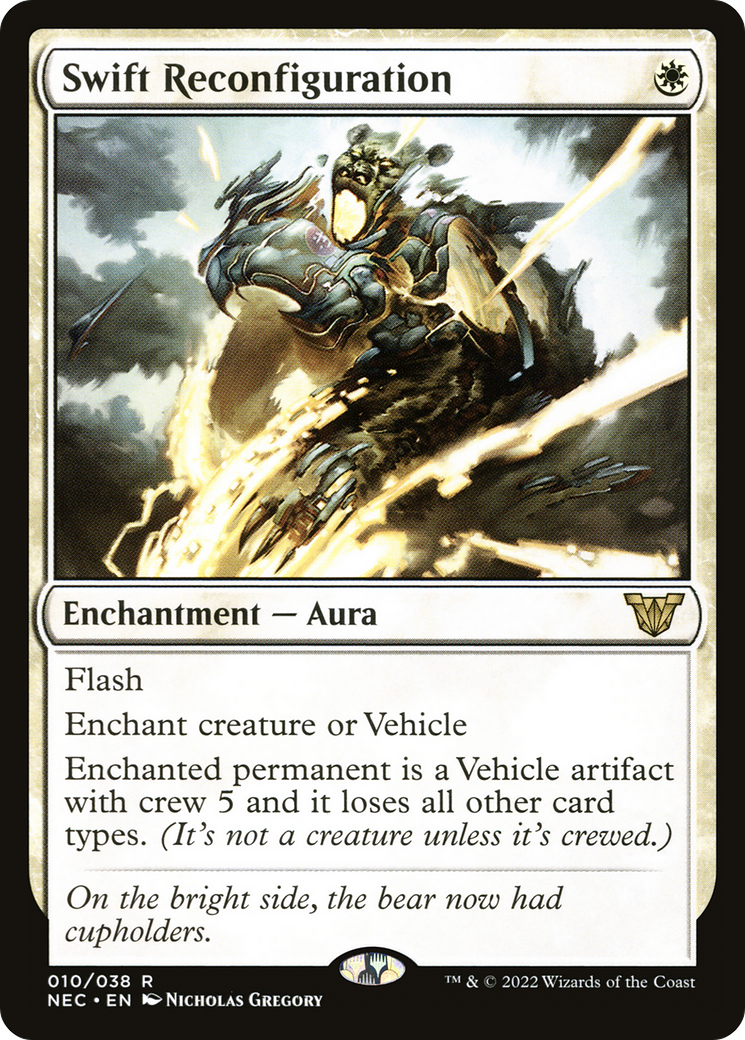 Swift Reconfiguration (NEC-010) [Neon Dynasty Commander] MTG Single Wizards of the Coast