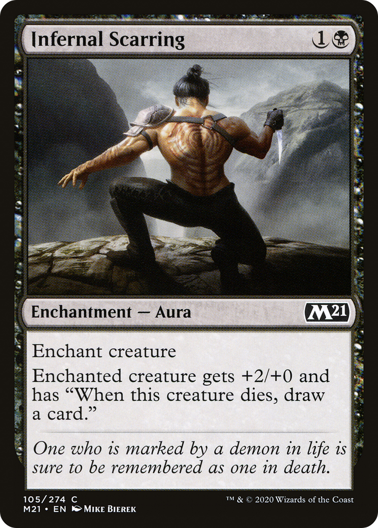 Infernal Scarring (M21-105) [Core Set 2021] Foil MTG Single Wizards of the Coast