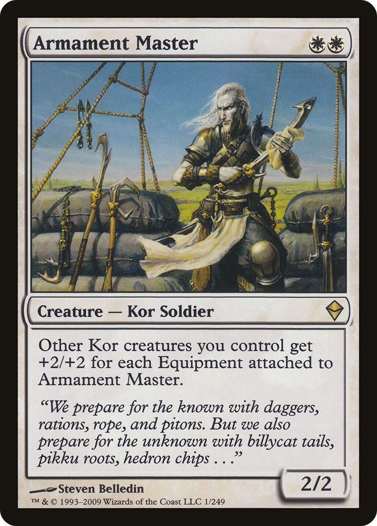 Armament Master (ZEN-001) [Zendikar] Foil MTG Single Wizards of the Coast
