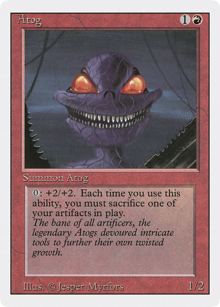 Atog (3ED-) [Revised Edition] MTG Single Wizards of the Coast