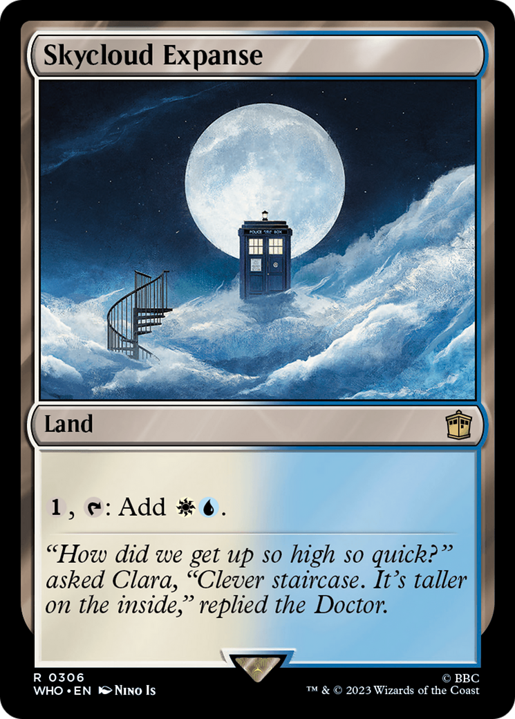 Skycloud Expanse (WHO-306) [Doctor Who] MTG Single Wizards of the Coast