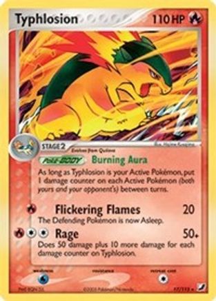 Typhlosion - 17/115 (EX Unseen Forces) () [Misc: Deck Exclusives] Pokemon Single Pokémon