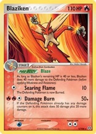 Blaziken - 1/106 (EX Emerald) () [Misc: Deck Exclusives] Pokemon Single Pokémon