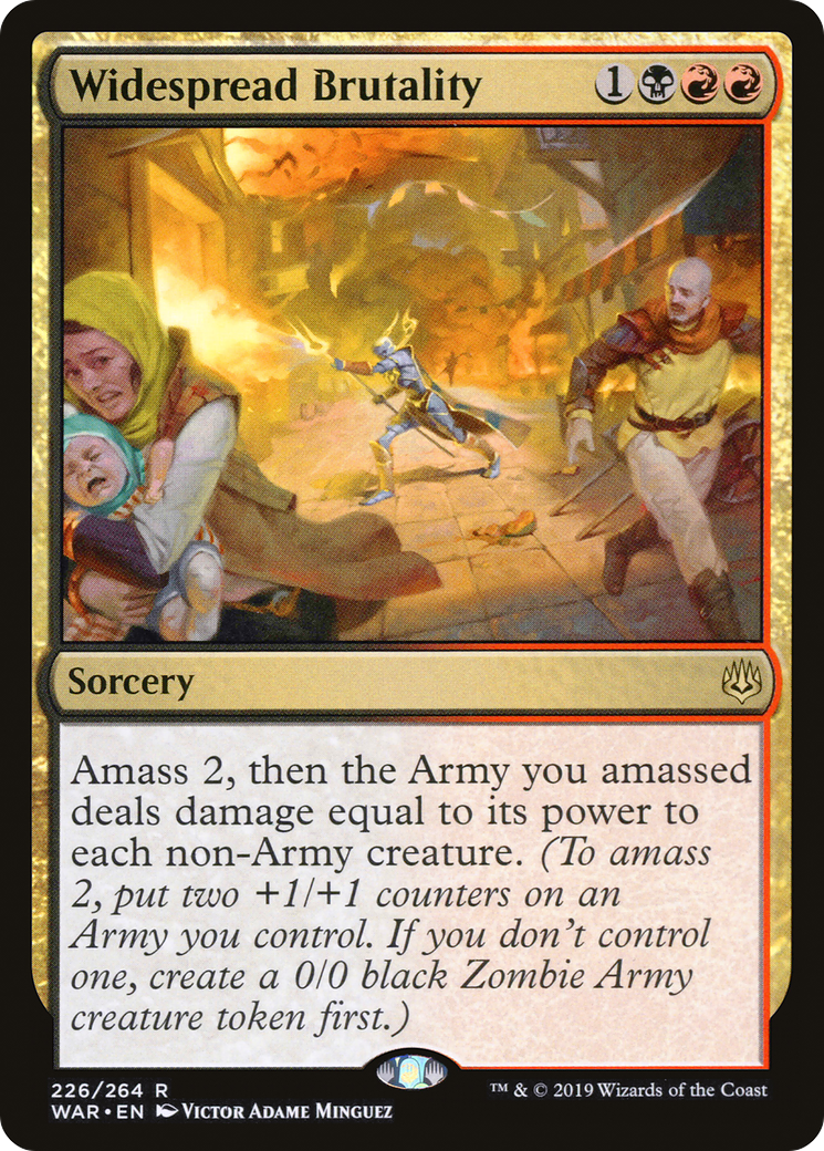 Widespread Brutality (WAR-226) [War of the Spark] MTG Single Wizards of the Coast