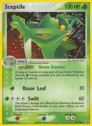 Sceptile (/106) Reverse Holofoil [EX: Emerald] Pokemon Single Pokémon