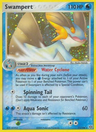 Swampert (/106) Reverse Holofoil [EX: Emerald] Pokemon Single Pokémon
