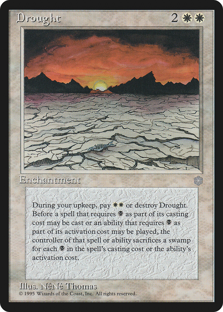 Drought (ICE-) [Ice Age] MTG Single Wizards of the Coast