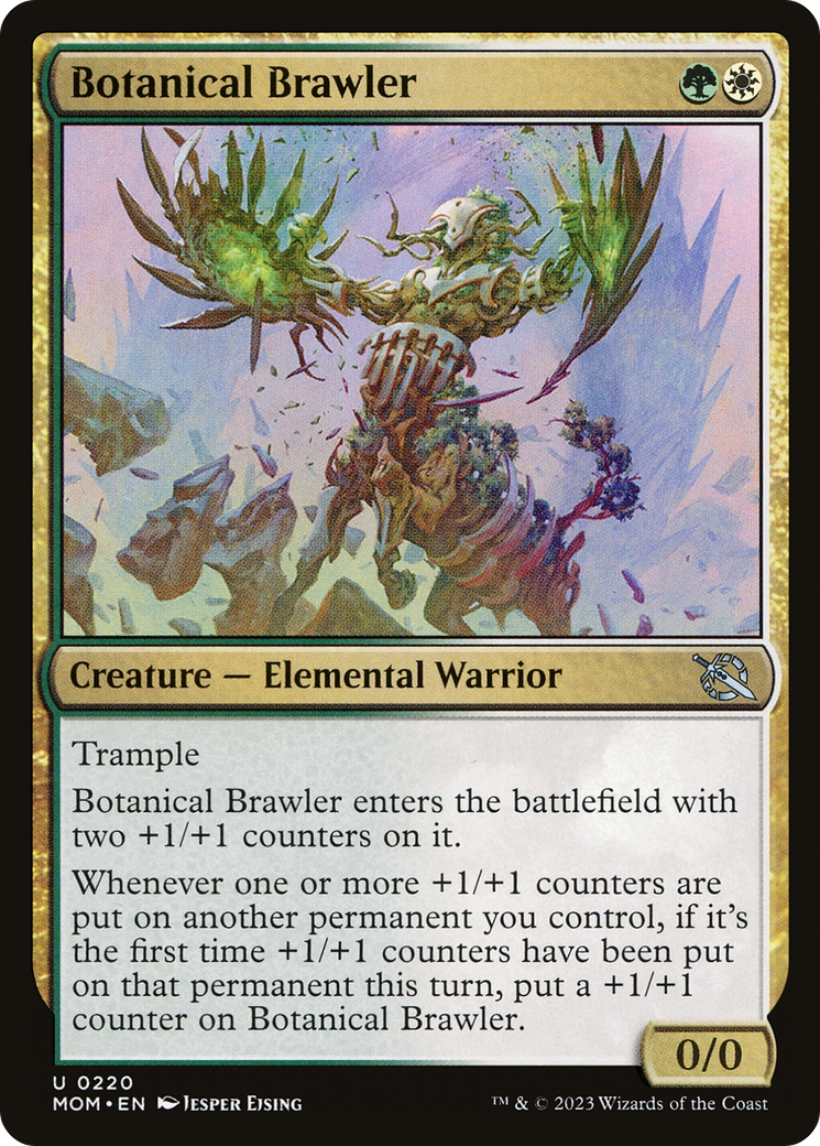 Botanical Brawler (MOM-220) [March of the Machine] Foil MTG Single Wizards of the Coast