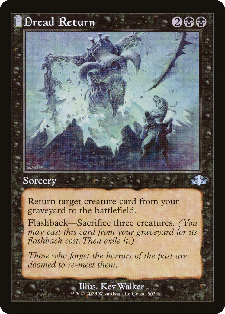 Dread Return (DMR-302) [Dominaria Remastered] MTG Single Wizards of the Coast