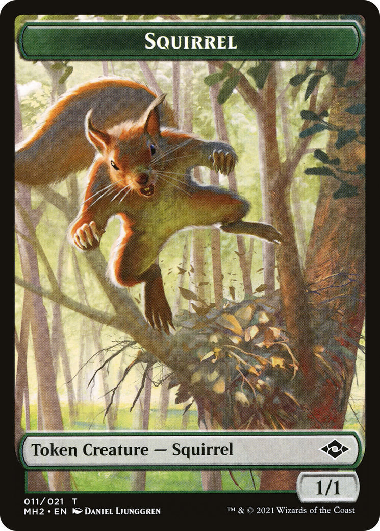 Squirrel Token (MH2-011) [Tokens] Modern Horizons 2 Tokens MTG Single Wizards of the Coast