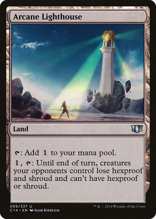 Arcane Lighthouse (C14-059) [Commander 2014] MTG Single Wizards of the Coast