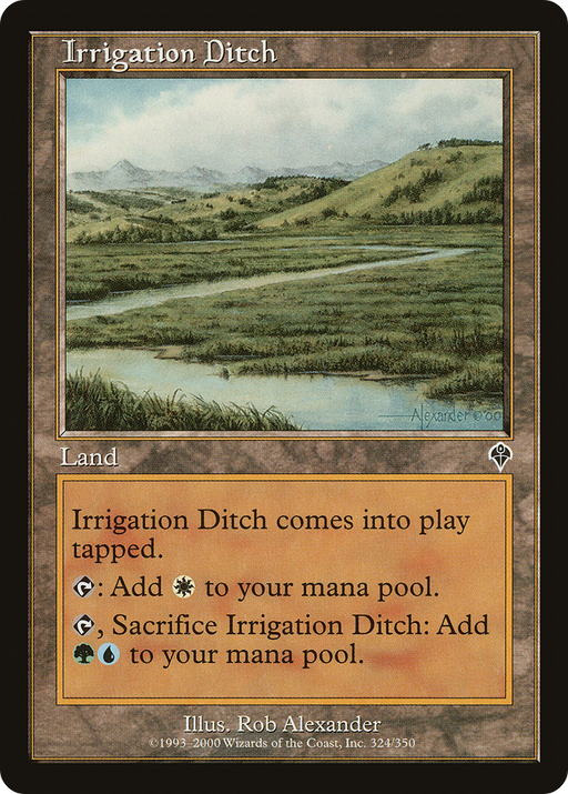 Irrigation Ditch (INV-324) [Invasion] Foil MTG Single Wizards of the Coast