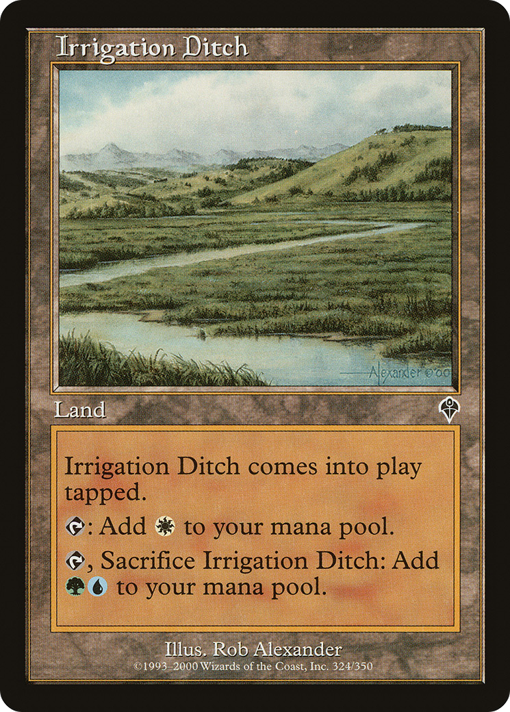 Irrigation Ditch (INV-324) [Invasion] MTG Single Wizards of the Coast
