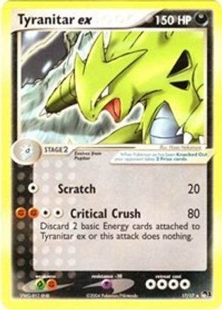 Tyranitar ex (Non-Holo) () [Promos: POP Series 1] Pokemon Single Pokémon