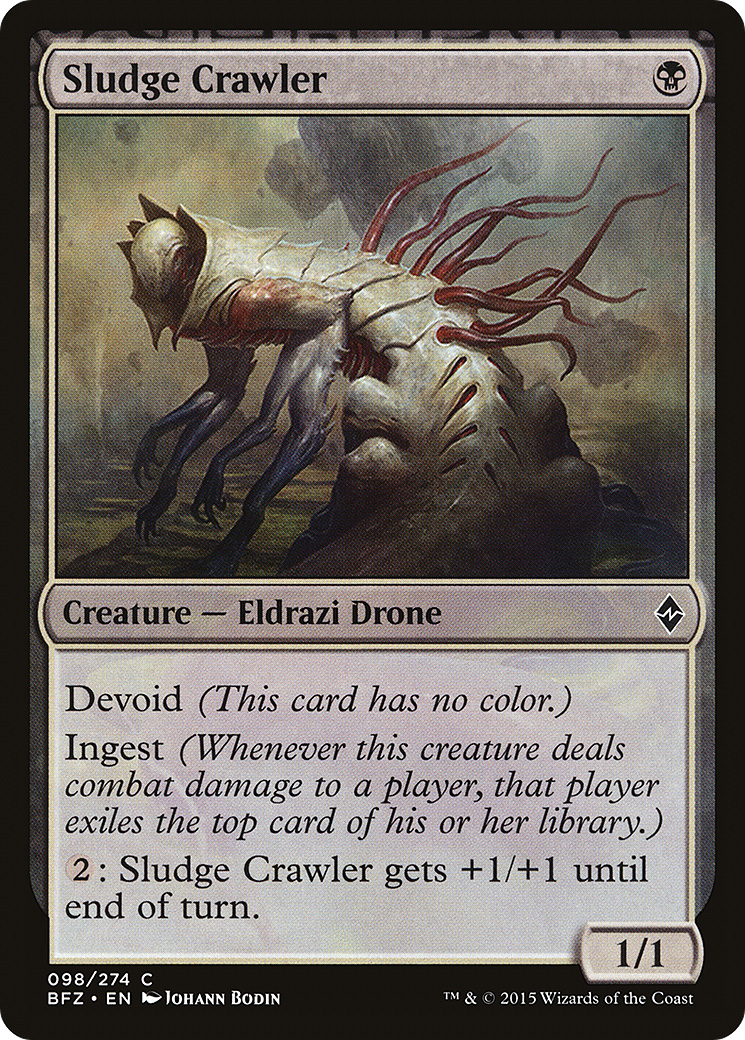 Sludge Crawler (BFZ-098) [Battle for Zendikar] MTG Single Wizards of the Coast