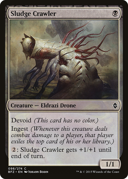 Sludge Crawler (BFZ-098) [Battle for Zendikar] MTG Single Wizards of the Coast