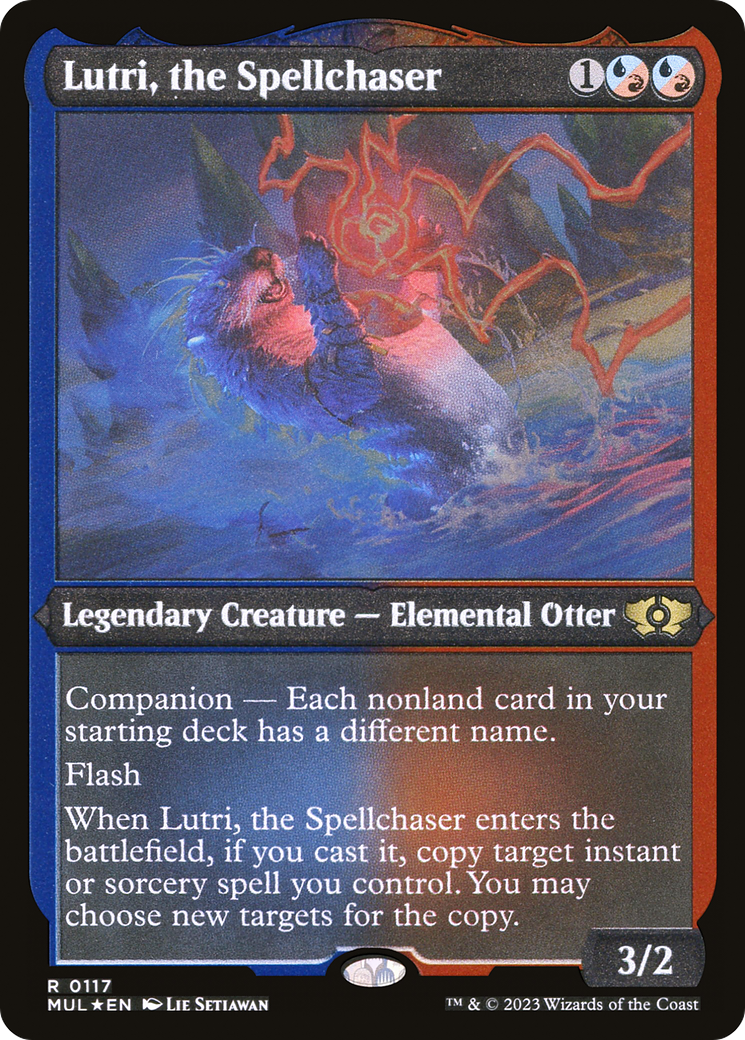 Lutri, the Spellchaser (Foil Etched) (MUL-117) [Multiverse Legends] Foil MTG Single Wizards of the Coast