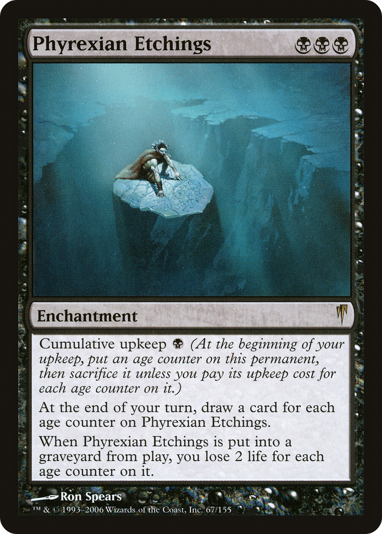 Phyrexian Etchings (CSP-067) [Coldsnap] Foil MTG Single Wizards of the Coast