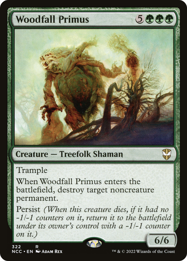 Woodfall Primus (NCC-322) [New Capenna Commander] MTG Single Wizards of the Coast
