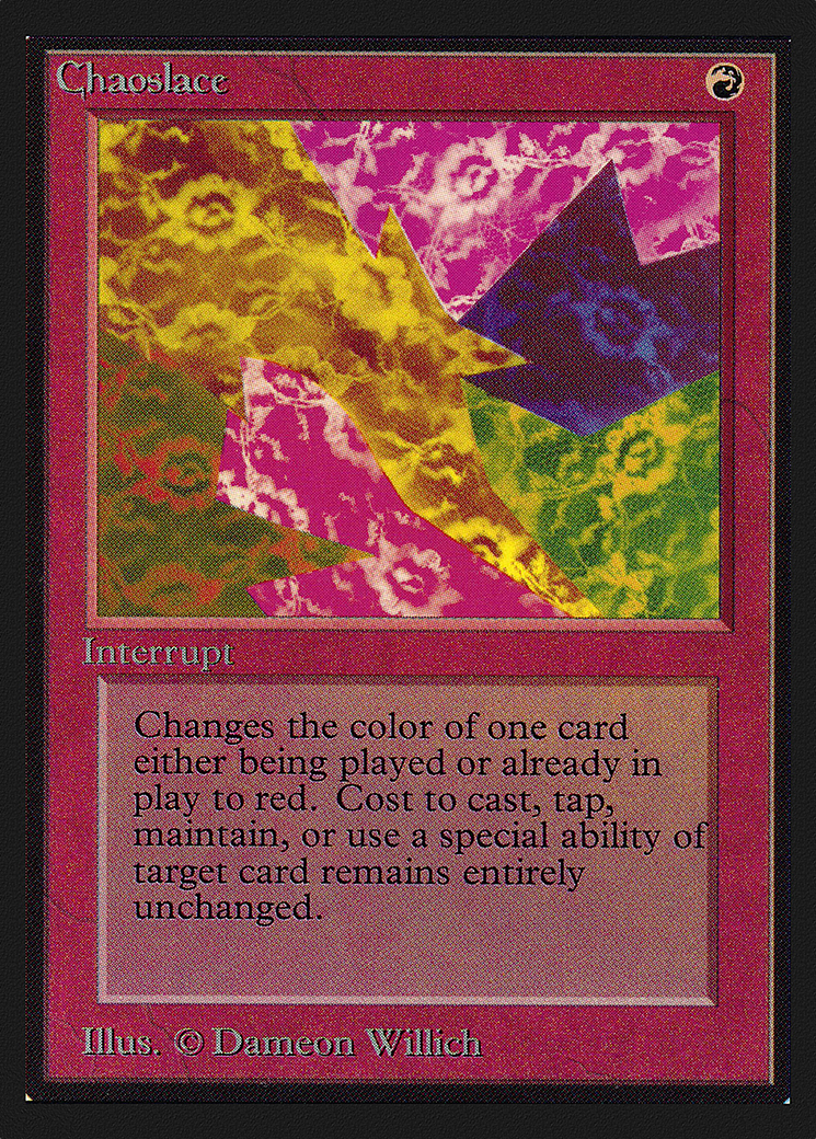 Chaoslace (CED-140) [Collectors' Edition] MTG Single Wizards of the Coast