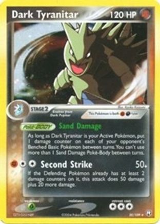 Dark Tyranitar - 20/109 (EX Team Rocket Returns) () Holofoil [Misc: Deck Exclusives] Pokemon Single Pokémon