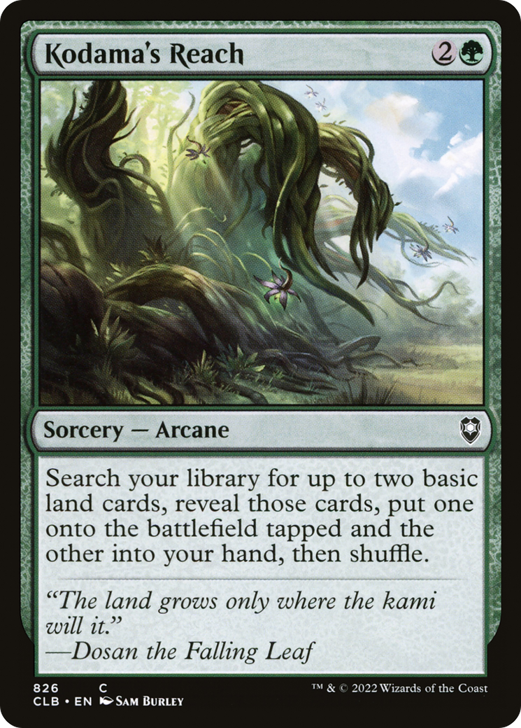 Kodama's Reach (CLB-826) [Commander Legends: Battle for Baldur's Gate] MTG Single Wizards of the Coast