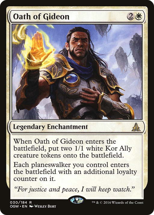 Oath of Gideon (OGW-030) [Oath of the Gatewatch] MTG Single Wizards of the Coast