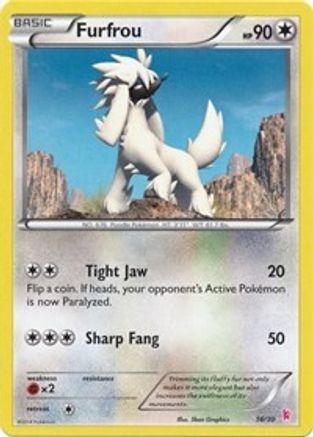 Furfrou (#22 - Sylveon) () [XY: Trainer Kit Sylveon & Noivern] Pokemon Single Pokémon