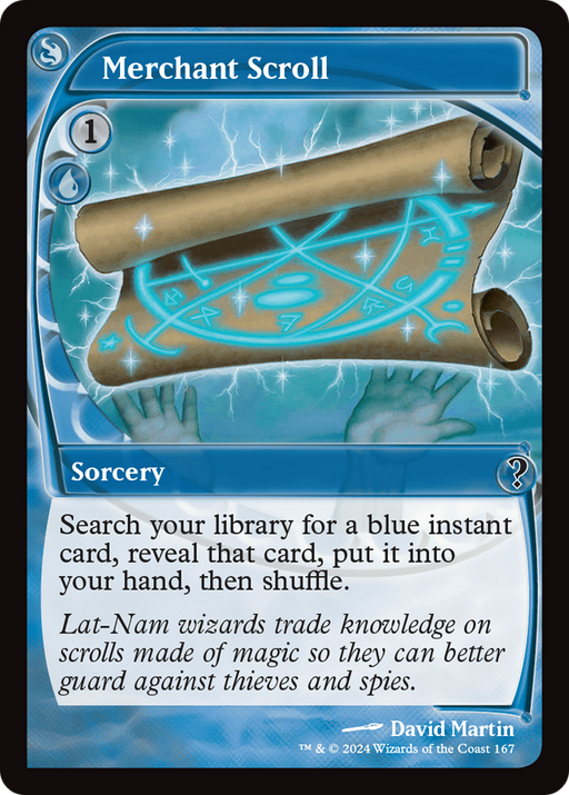 Merchant Scroll (Future Sight) (MB2-167) [Mystery Booster] Mystery Booster 2 Foil MTG Single Wizards of the Coast
