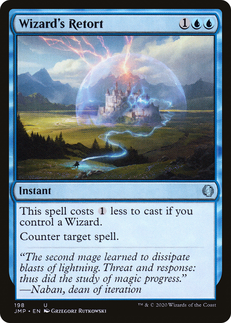 Wizard's Retort (JMP-198) [Jumpstart] MTG Single Wizards of the Coast
